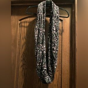 Maurice’s Black Floral Infinity scarf